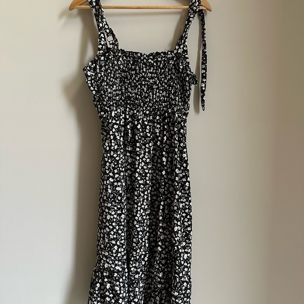Lily Rose Black & White Floral Dress Size M - Picture 6 of 9